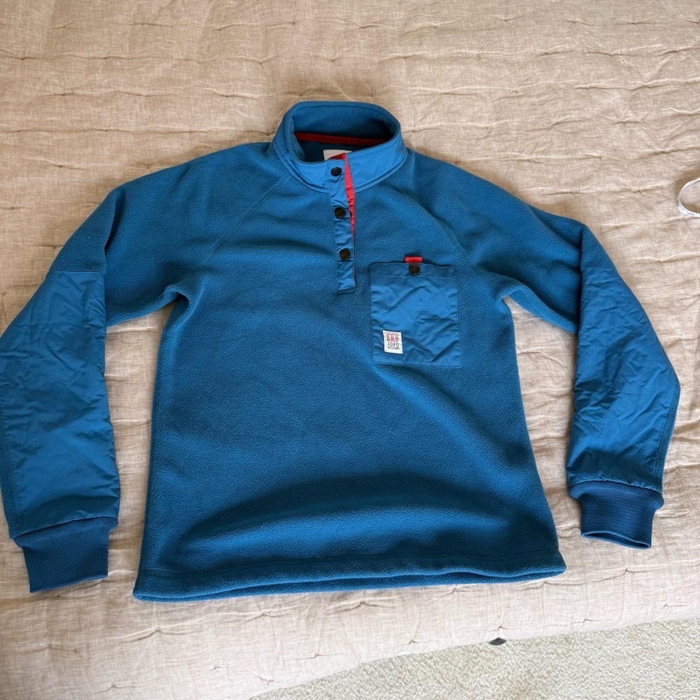 Topo Designs Women’s Mountain Fleece Pullover Size Small